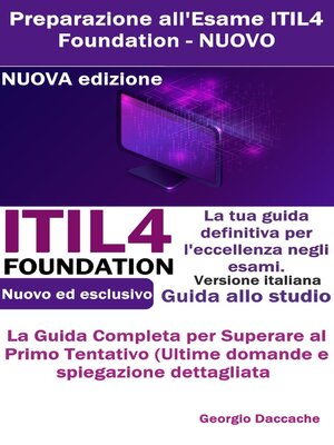 cover image of Preparazione all'Esame ITIL4 Foundation